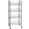Beldray 4 Tier Multipurpose Trolley - Black