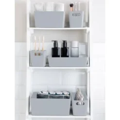 Soho Storage Tub 10 X 30 X 10cm - Grey 5 Soho Storage Tub 10 X 30 X 10cm - Grey -Home Furnishing Series Store 384404 384408 384417 soho box grey group1