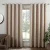 B&M Colorado Hopsack Fully Lined Cream Eyelet Curtains 66 X 72"