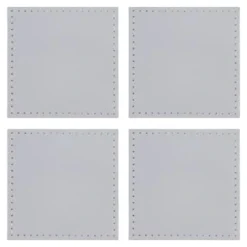 B&M Reversible Leatherette Coasters 4pk -Home Furnishing Series Store 390399 4pk reversible leatherette coasters 2