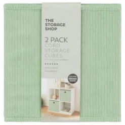 Best Seller -Home Furnishing Series Store 395812 2pk lokken storage cubes sage